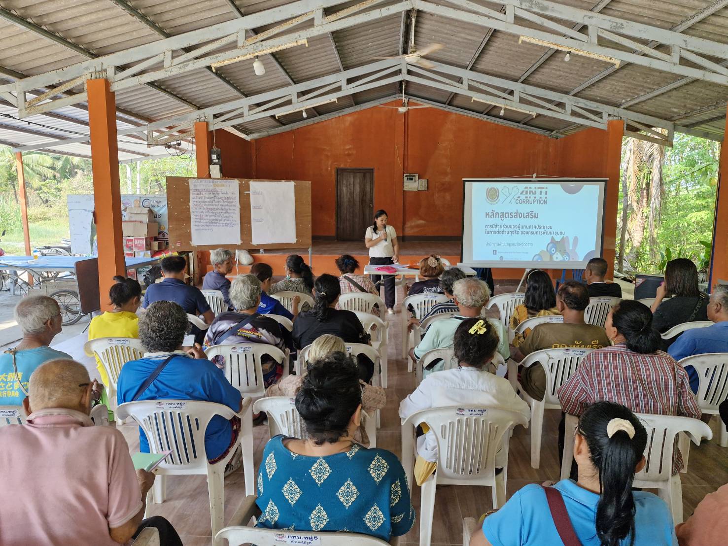 🌊 สพอ.คลองใหญ่  ดำเนินโครงการประชุมเชิงปฏิบัติการส่งเสริมการมีส่วนร่วมของผู้แทนภาคประชาชนในการต่อต้านการทุจริตและประพฤติมิชอบ บ้านห้วงบอน