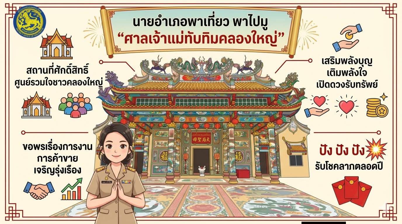 🚢🌊สพอ.คลองใหญ่ ขอประชาสัมพันธ์กิจกรรมนายอำเภอพาเที่ยว อำเภอคลองใหญ่ จังหวัดตราด