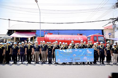 🚢🌊สพอ.คลองใหญ่ เข้าร่วมกิจกรรมจิตอาสาพัฒนา เนื่องในโอกาสวันคล้ายวันสวรรคตสมเด็จพระนเรศวรมหาราช